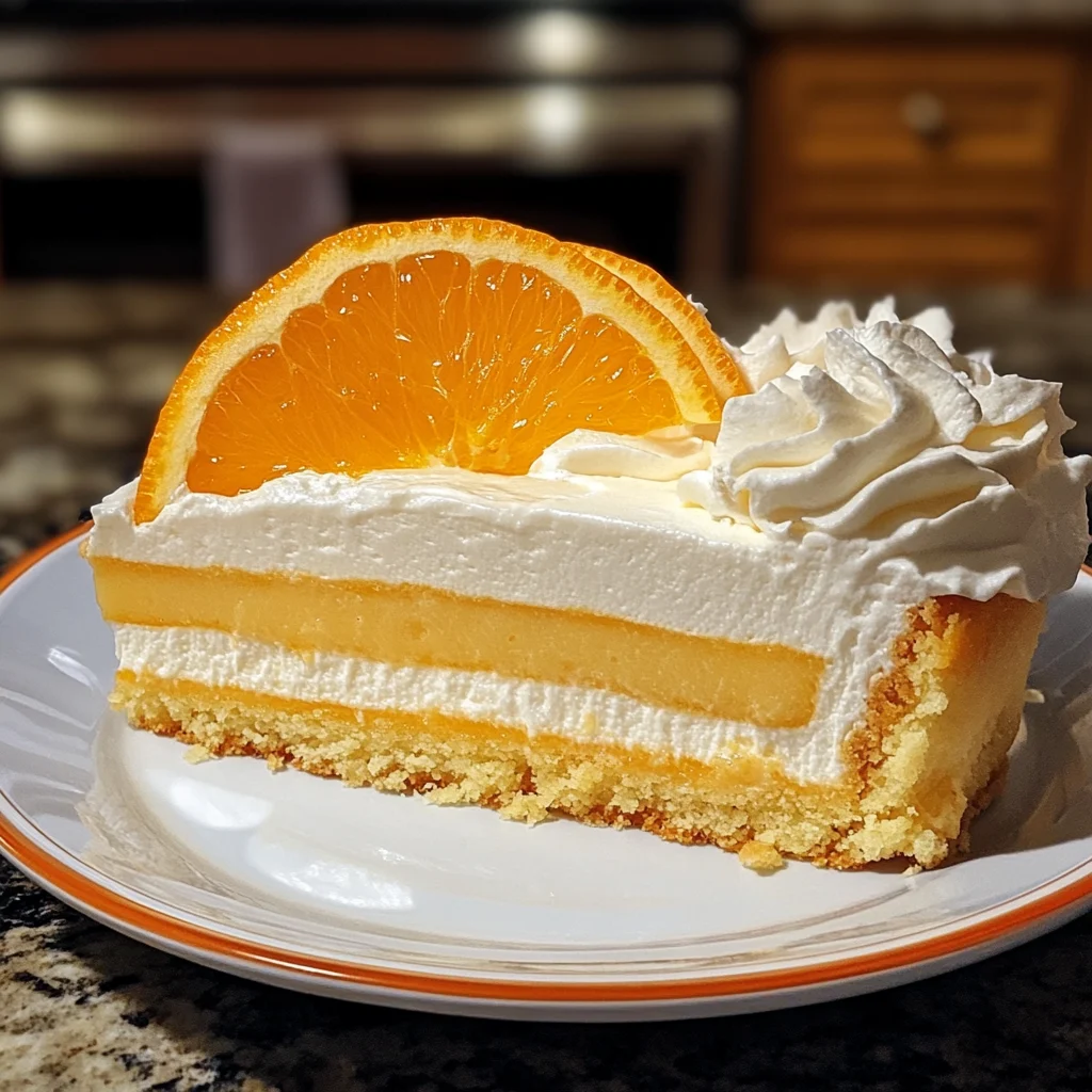 Gâteau Orange Creamsicle