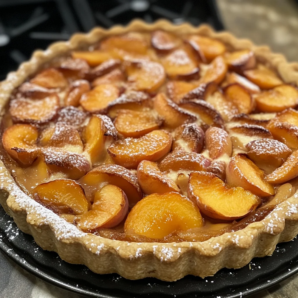 Tarte aux Abricots et à la Crème de Noisette