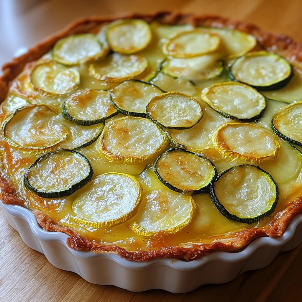 Flan léger aux courgettes