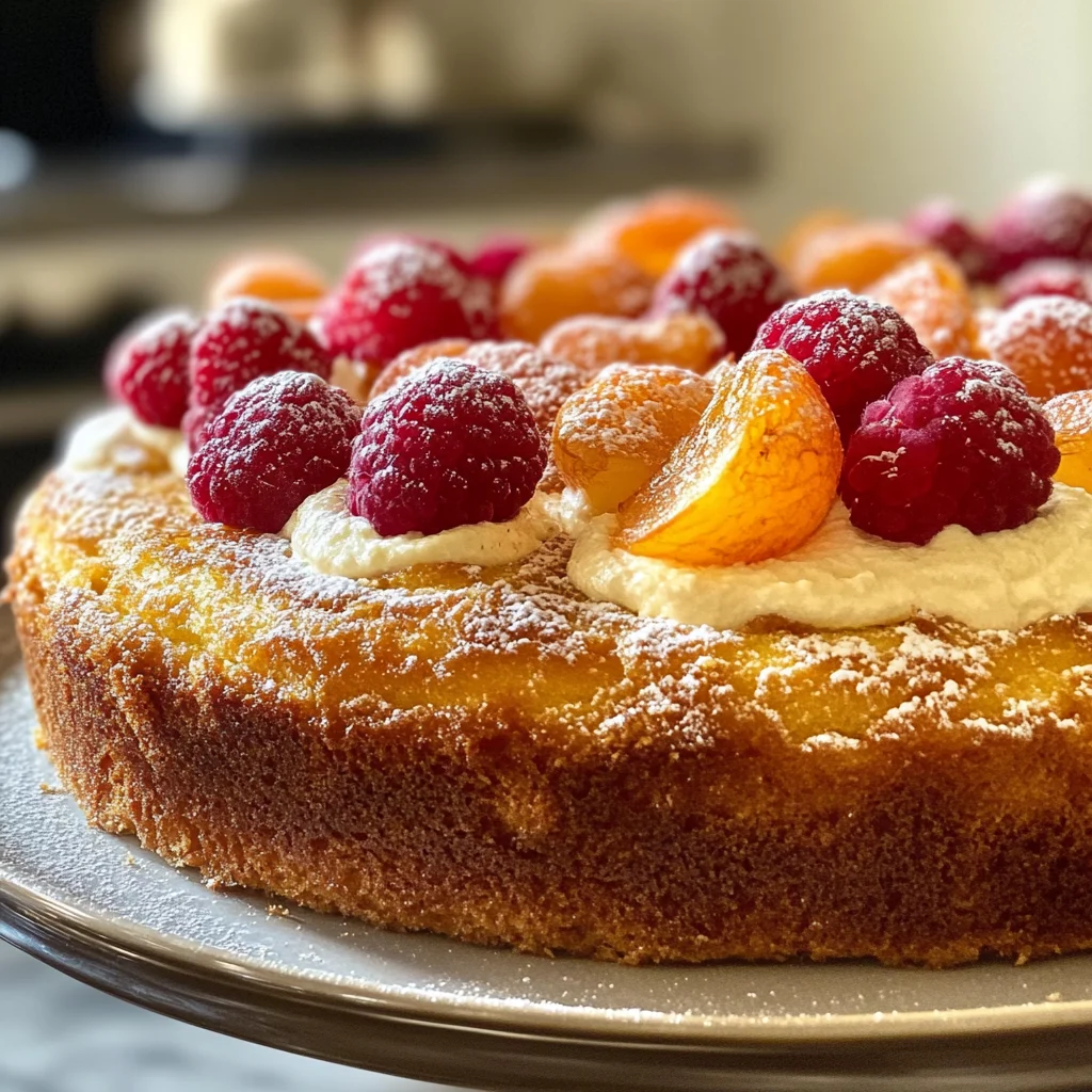Cake Moelleux au Yaourt et Abricots