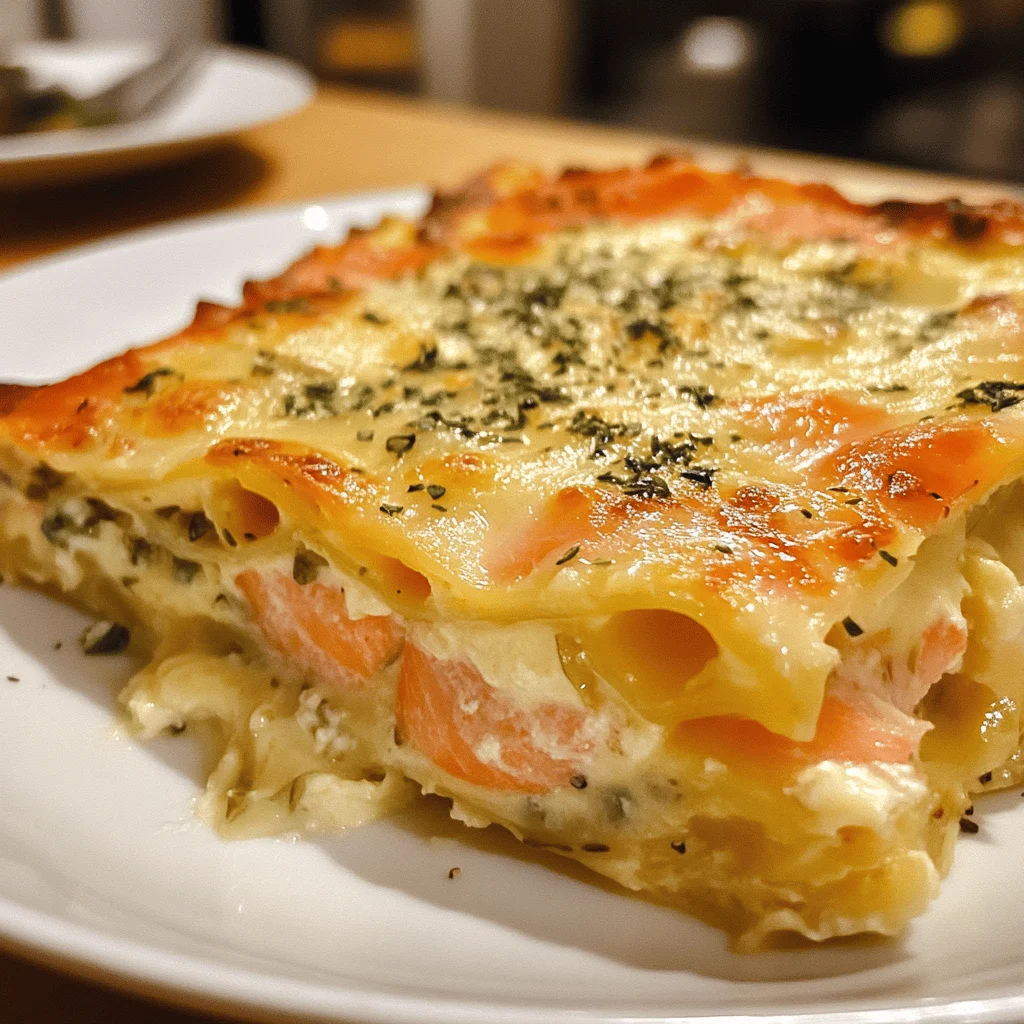 Lasagnes de Fraîcheur au Saumon & Concombre