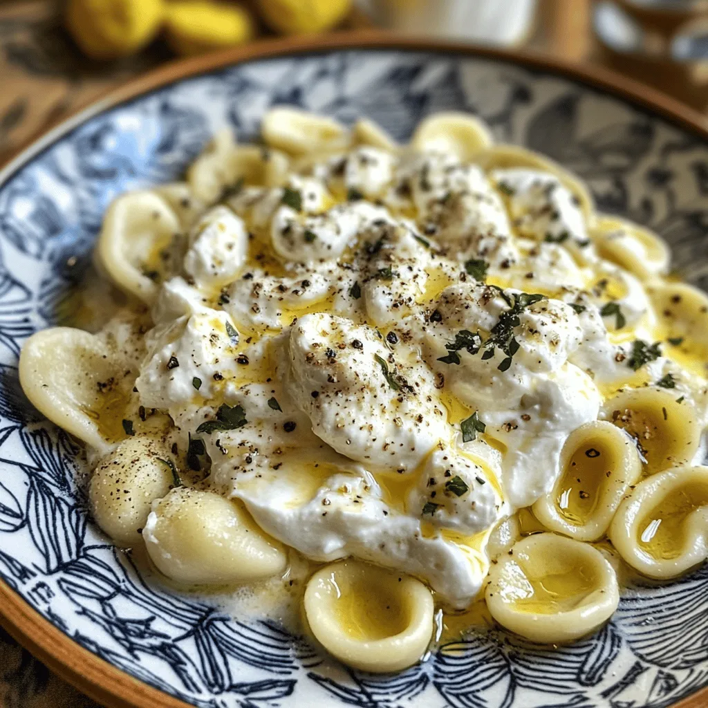 Orecchiettes petits pois labneh