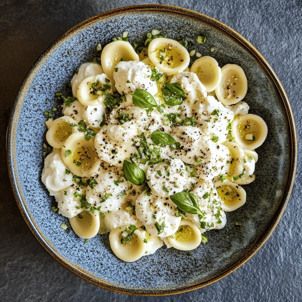 Orecchiettes petits pois labneh