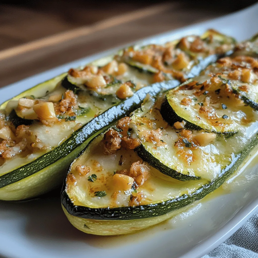 Courgettes au yaourt et noix