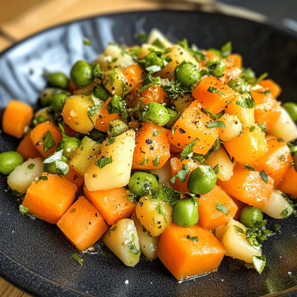 Salade de carottes et pois chiches
