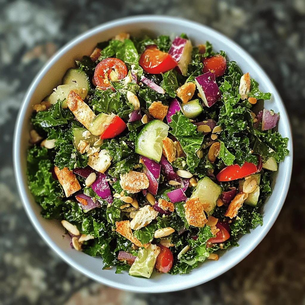 Salade de blé et kale
