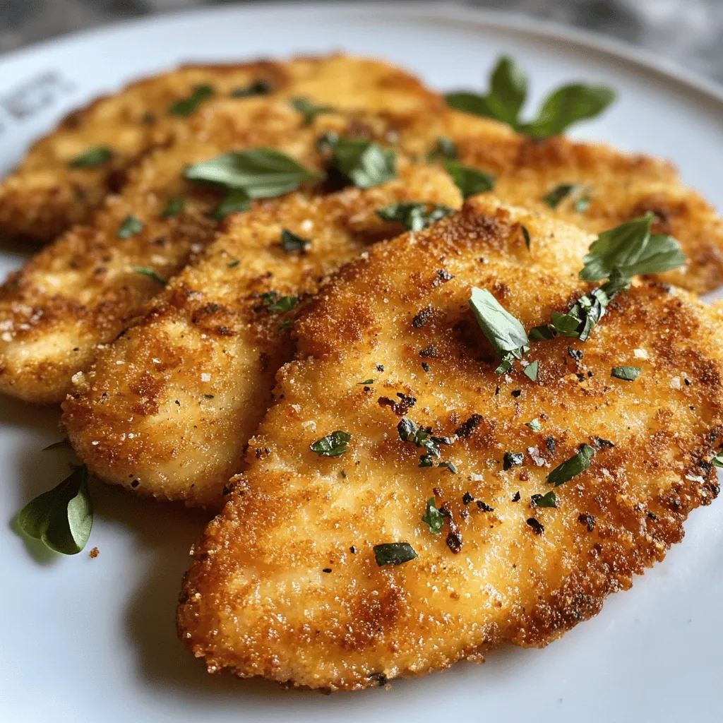 Escalopes de poulet dorées