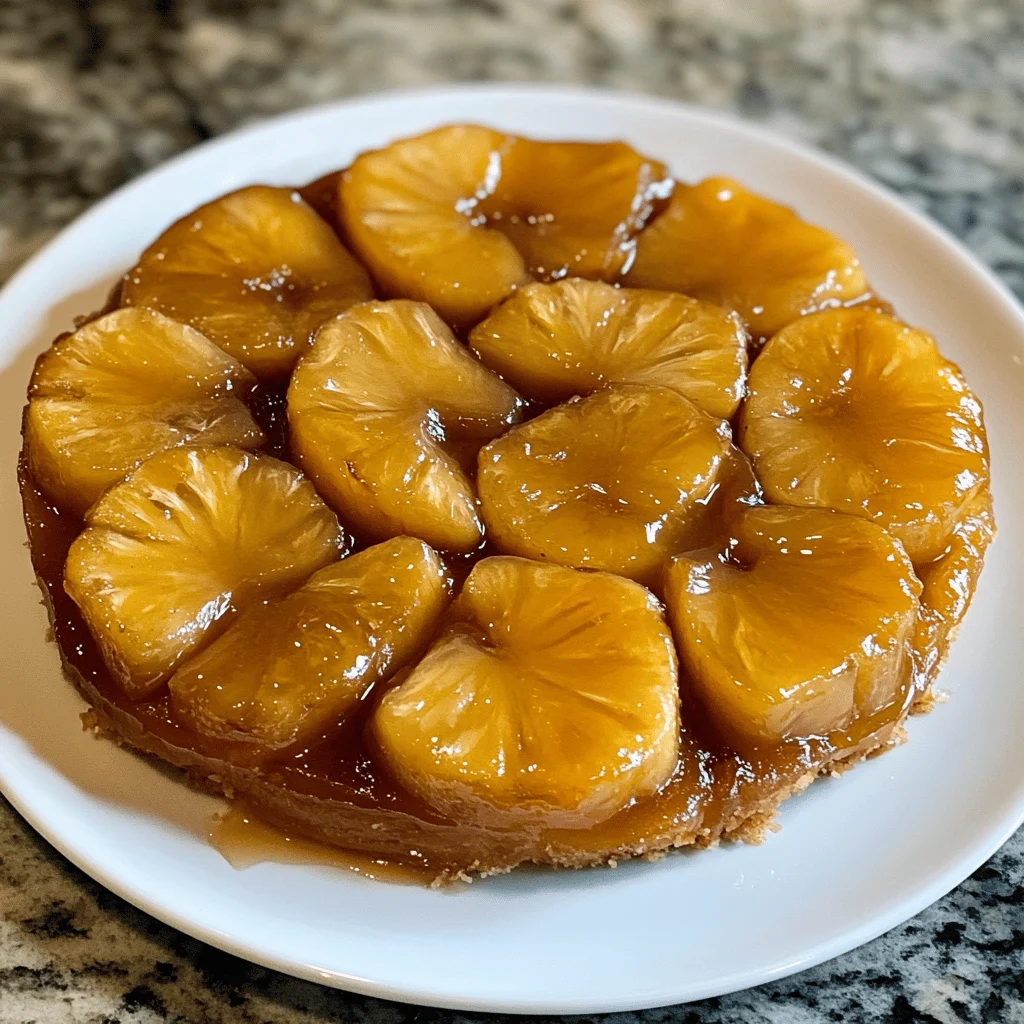 Tarte Tatin à l’Ananas