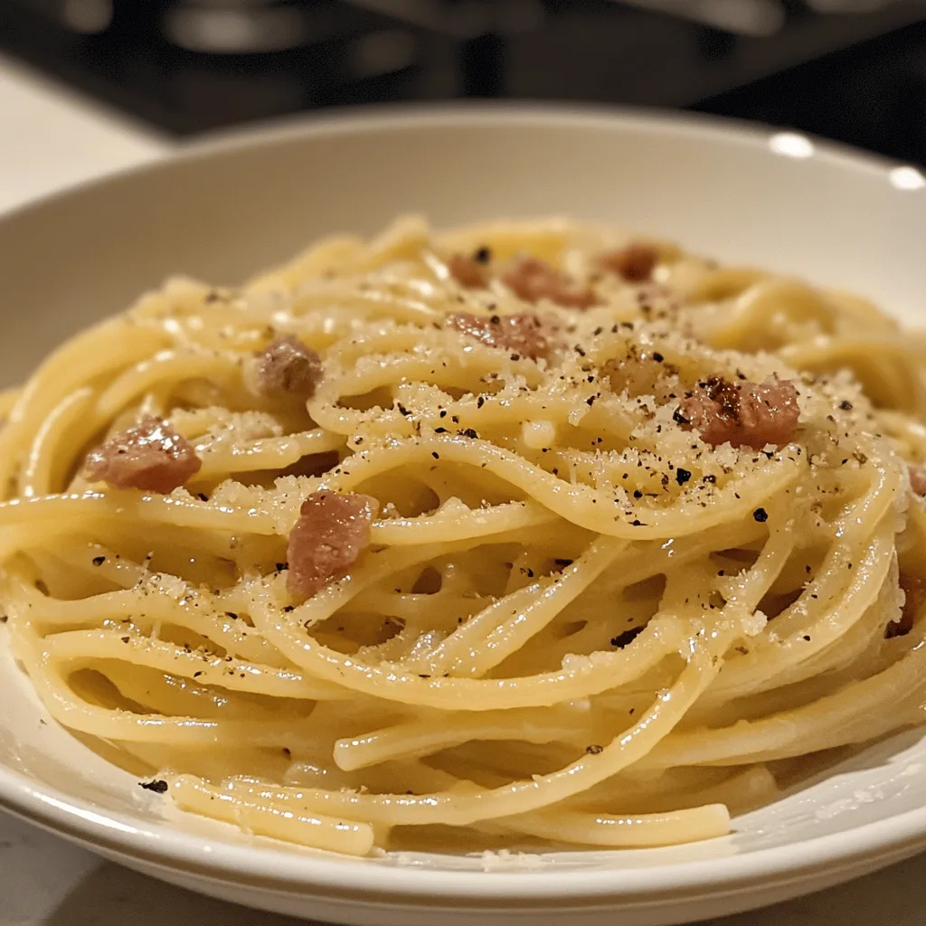 Spaghetti alla Carbonara classique