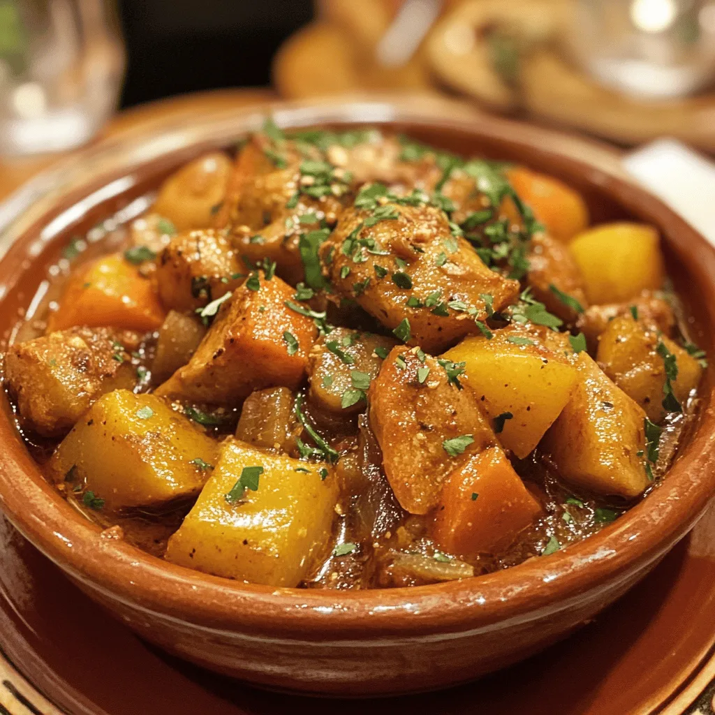 Tajine lotte et épices douces