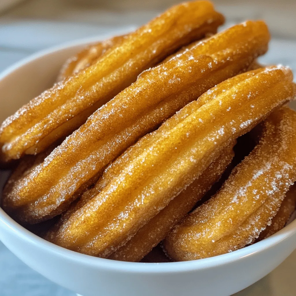 Churros maison croustillants !