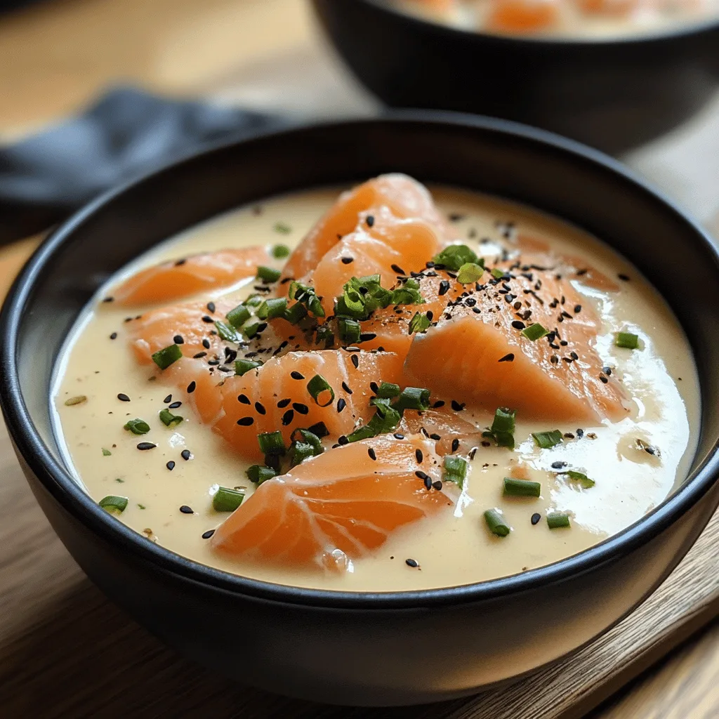 Pâtes crémeuses au saumon