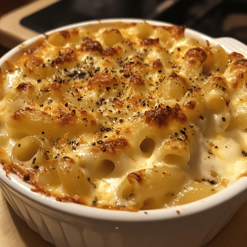 Macaronis au fromage savoureux