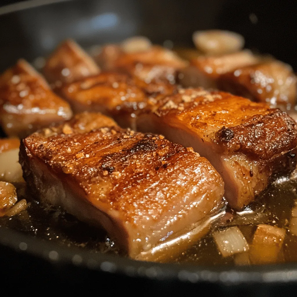 Côtes de porc fondantes et savoureuses