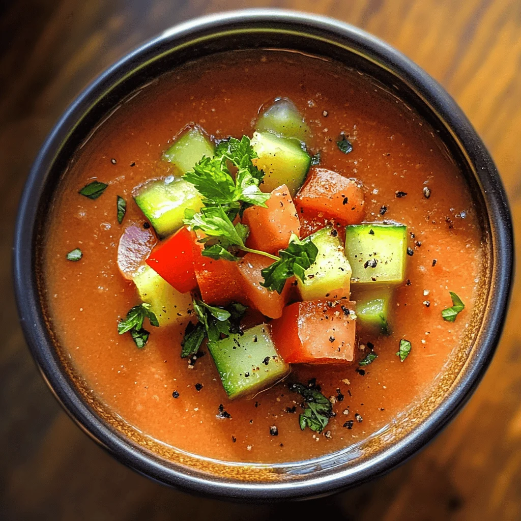 Gaspacho Andalou Rafraîchissant