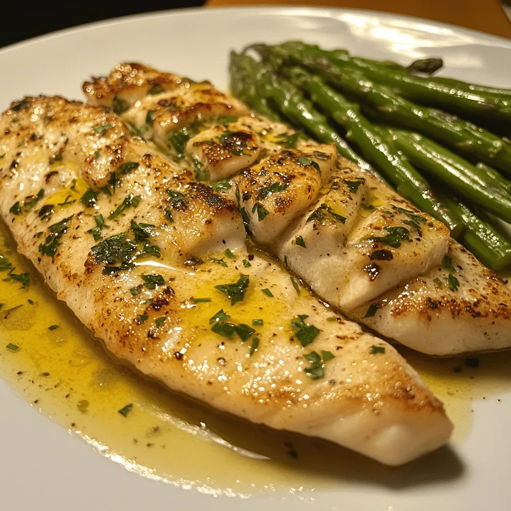 Tilapia poêlé et asperges