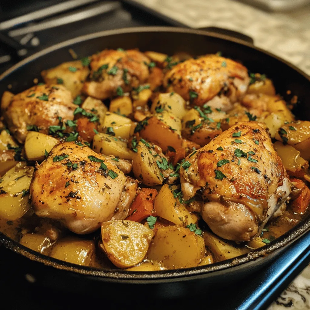 Poulet à la toscane savoureux