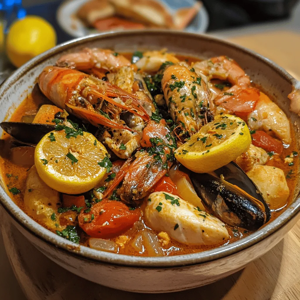 Bouillabaisse traditionnelle provençale