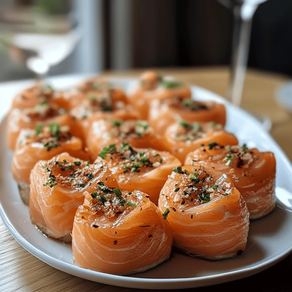Bouchées saumon laqué savoureuses