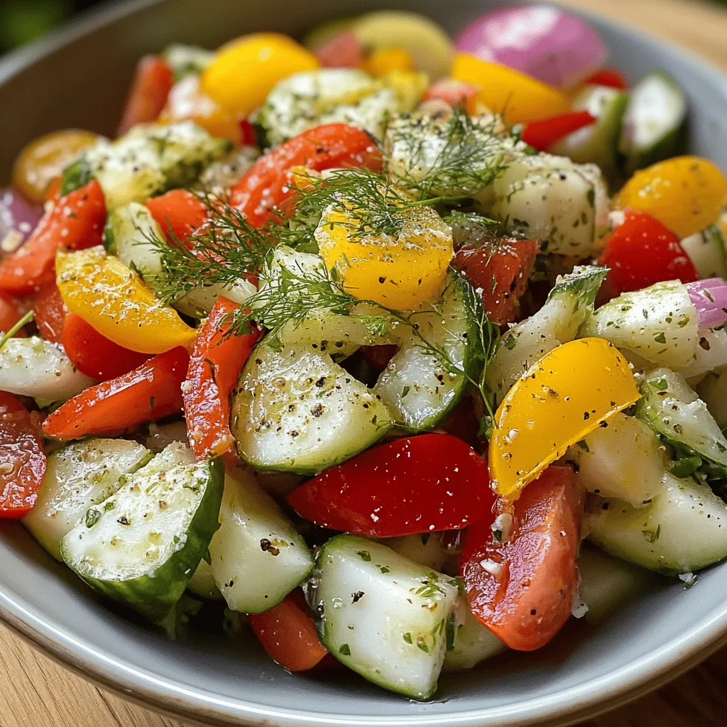 Salade revisitée aux saveurs russes