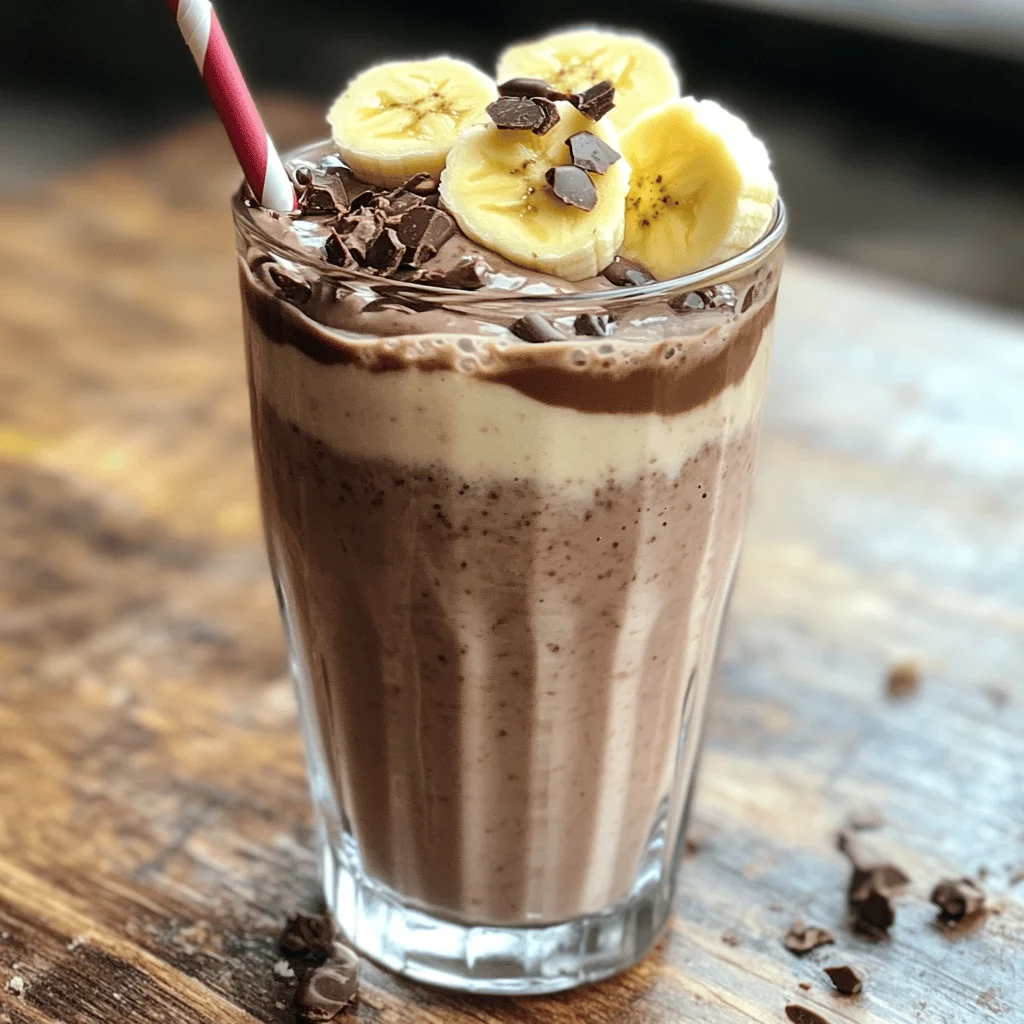 Milk‑Shake Nutella & Banane