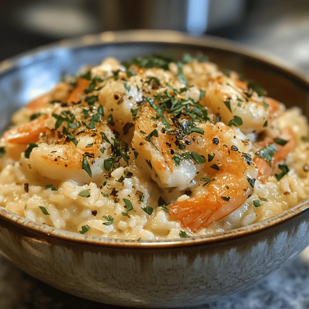 Risotto aux crevettes nordiques